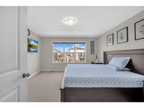 679 Cornerstone Way Ne, Calgary, AB - Indoor Photo Showing Bedroom