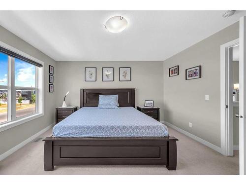 679 Cornerstone Way Ne, Calgary, AB - Indoor Photo Showing Bedroom