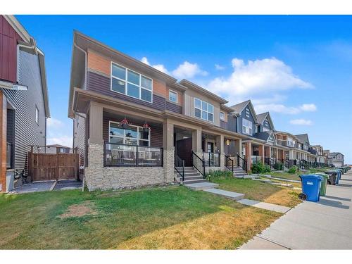 679 Cornerstone Way Ne, Calgary, AB - Outdoor With Deck Patio Veranda With Facade