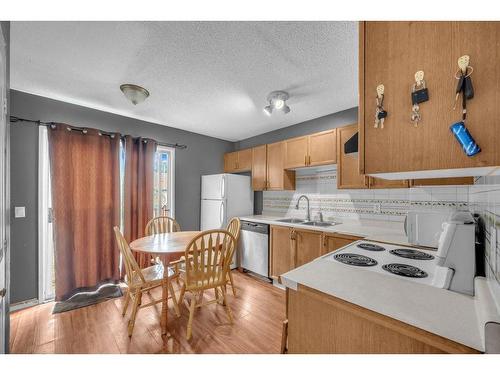 19 Appletree Close Se, Calgary, AB - Indoor Photo Showing Kitchen With Double Sink