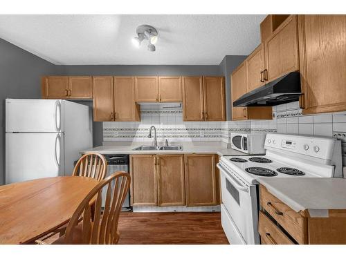 19 Appletree Close Se, Calgary, AB - Indoor Photo Showing Kitchen With Double Sink