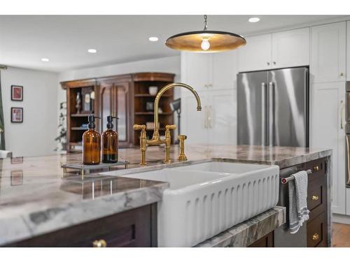 20 Bay View Drive Sw, Calgary, AB - Indoor Photo Showing Kitchen With Double Sink