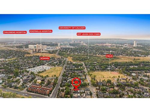 2911 4 Avenue Nw, Calgary, AB - Outdoor With View