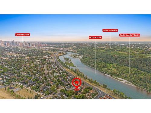 2911 4 Avenue Nw, Calgary, AB - Outdoor With Body Of Water With View