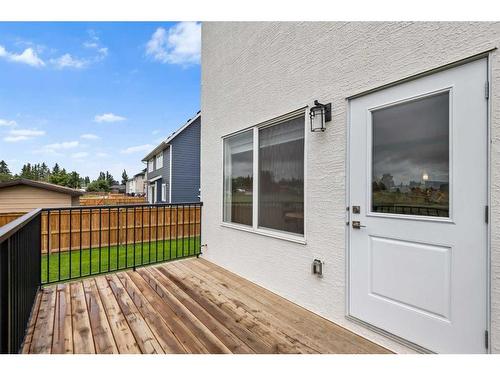 1328 Lackner Boulevard, Carstairs, AB - Outdoor With Deck Patio Veranda With Exterior