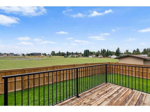 1328 Lackner Boulevard, Carstairs, AB - Outdoor With Deck Patio Veranda