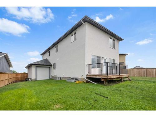 1328 Lackner Boulevard, Carstairs, AB - Outdoor With Deck Patio Veranda With Exterior