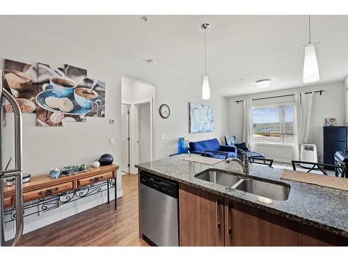 2-12 Sage Hill Terrace Nw, Calgary, AB - Indoor Photo Showing Kitchen With Double Sink