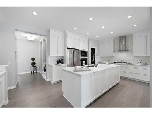 4 Mahogany Park Se, Calgary, AB - Indoor Photo Showing Kitchen With Upgraded Kitchen