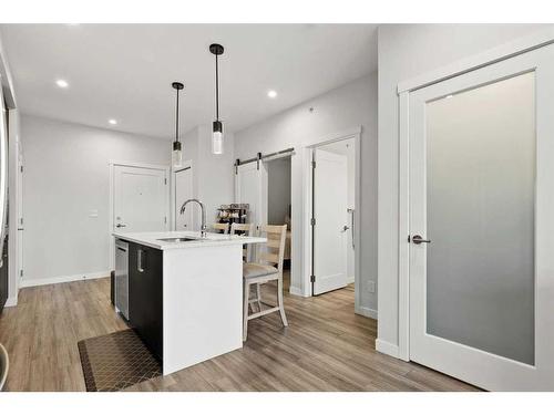 505-138 Sage Valley Common Nw, Calgary, AB - Indoor Photo Showing Kitchen With Upgraded Kitchen