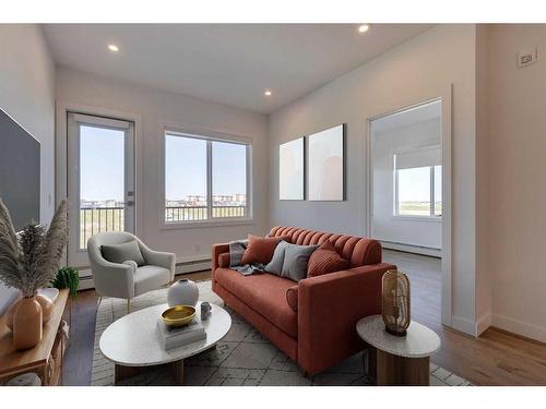 2309-395 Skyview Parkway Ne, Calgary, AB - Indoor Photo Showing Living Room