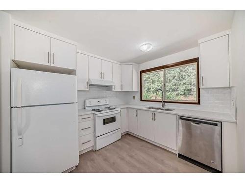 5112 Dalham Crescent Nw, Calgary, AB - Indoor Photo Showing Kitchen With Double Sink