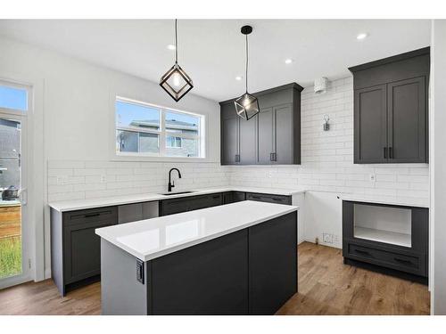 235 Dawson Harbour Court, Chestermere, AB - Indoor Photo Showing Kitchen