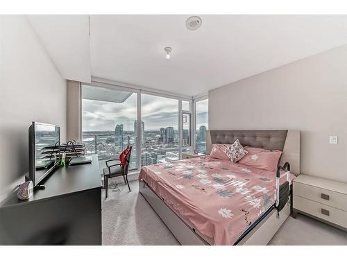 3104-510 6 Avenue Se, Calgary, AB - Indoor Photo Showing Bedroom