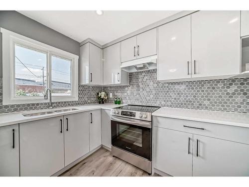 156 Van Horne Crescent Ne, Calgary, AB - Indoor Photo Showing Kitchen With Upgraded Kitchen