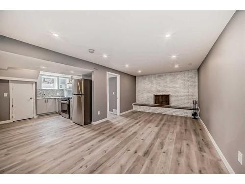 156 Van Horne Crescent Ne, Calgary, AB - Indoor With Fireplace