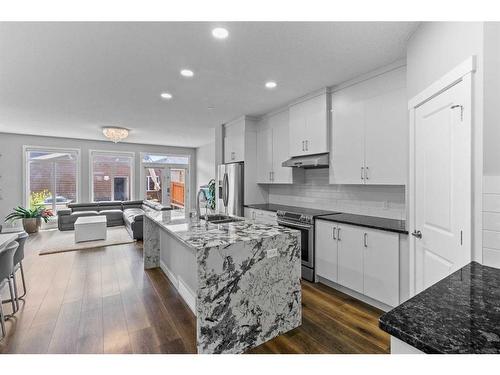 145 Howse Avenue Ne, Calgary, AB - Indoor Photo Showing Kitchen With Stainless Steel Kitchen With Upgraded Kitchen