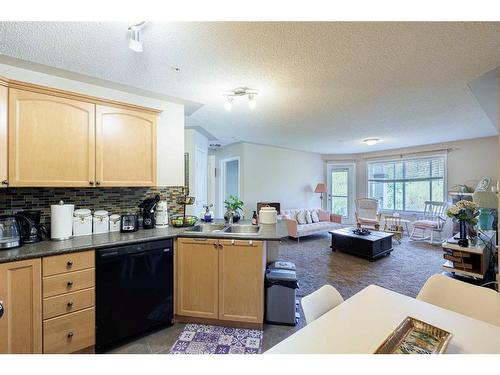 313-369 Rocky Vista Park Nw, Calgary, AB - Indoor Photo Showing Kitchen With Double Sink