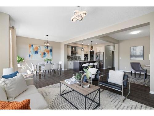 41 Sage Bluff Close Nw, Calgary, AB - Indoor Photo Showing Living Room