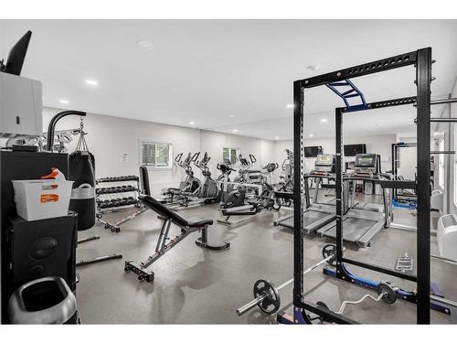 4417-181 Skyview Ranch Manor Ne, Calgary, AB - Indoor Photo Showing Gym Room