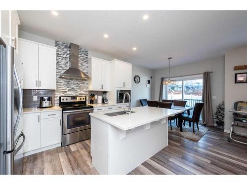 225 Nolanhurst Way Nw, Calgary, AB - Indoor Photo Showing Kitchen With Stainless Steel Kitchen