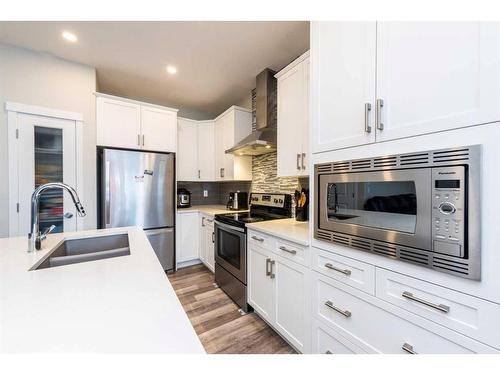 225 Nolanhurst Way Nw, Calgary, AB - Indoor Photo Showing Kitchen With Stainless Steel Kitchen With Double Sink With Upgraded Kitchen