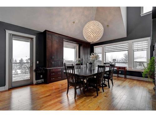 204 Leighton Court, Rural Rocky View County, AB - Indoor Photo Showing Dining Room