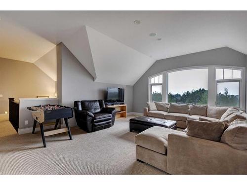 204 Leighton Court, Rural Rocky View County, AB - Indoor Photo Showing Living Room