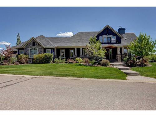 204 Leighton Court, Rural Rocky View County, AB - Outdoor With Deck Patio Veranda With Facade