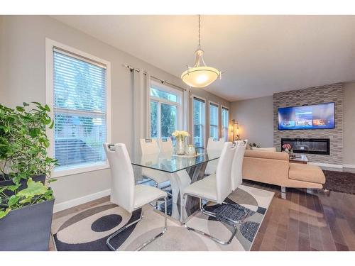 124 Westcreek Green, Chestermere, AB - Indoor Photo Showing Dining Room