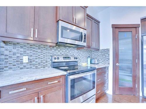 21 Saddlelake Gardens Ne, Calgary, AB - Indoor Photo Showing Kitchen With Upgraded Kitchen