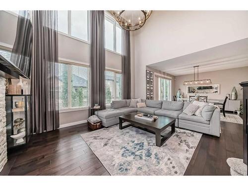 284 Aspenmere Circle, Chestermere, AB - Indoor Photo Showing Living Room