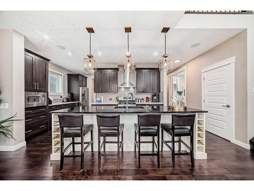 284 Aspenmere Circle, Chestermere, AB - Indoor Photo Showing Kitchen With Upgraded Kitchen