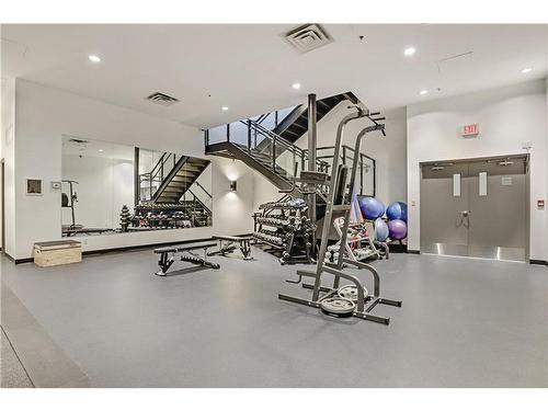 3304-210 15 Avenue Se, Calgary, AB - Indoor Photo Showing Gym Room