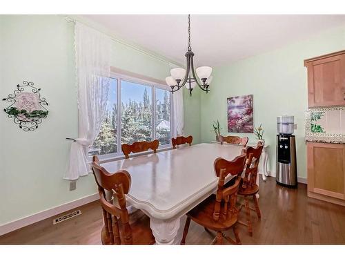 204 Silverado Boulevard Sw, Calgary, AB - Indoor Photo Showing Dining Room