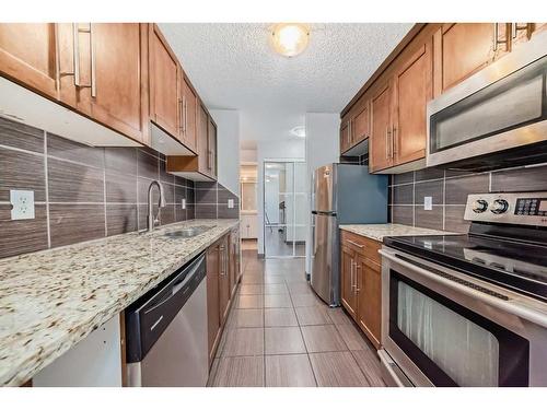 202-431 1 Avenue Ne, Calgary, AB - Indoor Photo Showing Kitchen