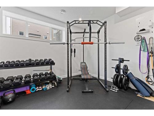 235 Cityside Road Ne, Calgary, AB - Indoor Photo Showing Gym Room