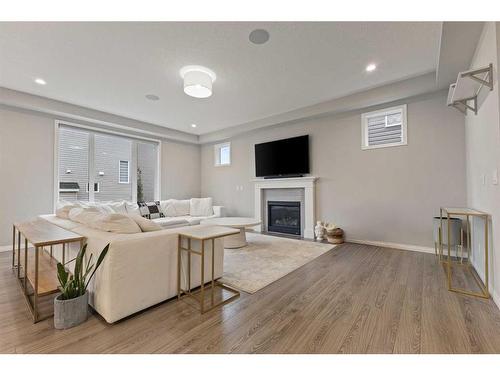 235 Cityside Road Ne, Calgary, AB - Indoor With Fireplace