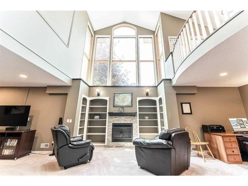 234 Mountain Park Drive Se, Calgary, AB - Indoor With Fireplace