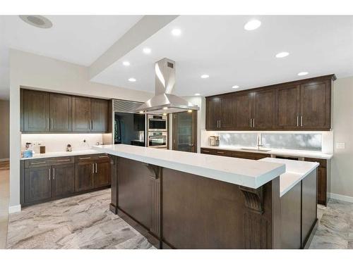 42 Woodhaven Crescent Sw, Calgary, AB - Indoor Photo Showing Kitchen With Upgraded Kitchen