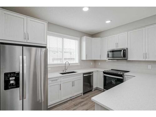 136 Savanna Passage Ne, Calgary, AB - Indoor Photo Showing Kitchen