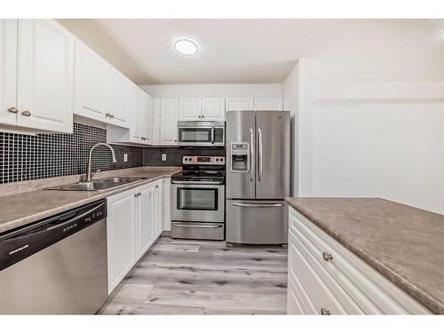 207-3000 Citadel Meadow Point Nw, Calgary, AB - Indoor Photo Showing Kitchen With Stainless Steel Kitchen With Double Sink