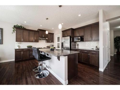 87 Silverado Skies Drive Sw, Calgary, AB - Indoor Photo Showing Kitchen With Upgraded Kitchen