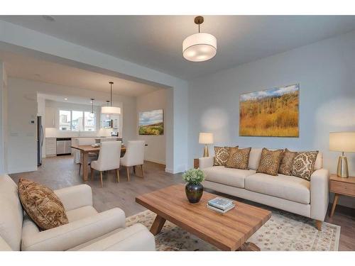 477 Dawson Circle, Chestermere, AB - Indoor Photo Showing Living Room