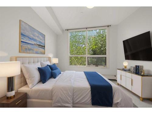 302-805 4 Street Ne, Calgary, AB - Indoor Photo Showing Bedroom