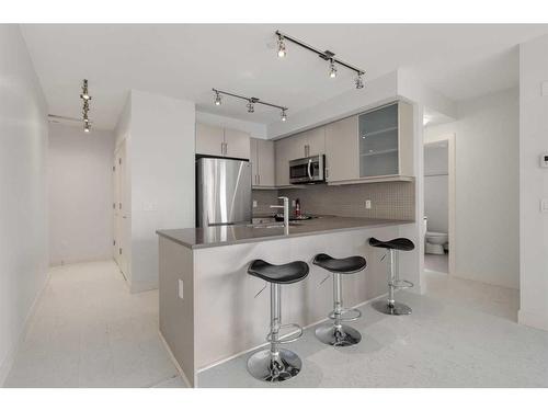 302-805 4 Street Ne, Calgary, AB - Indoor Photo Showing Kitchen With Stainless Steel Kitchen