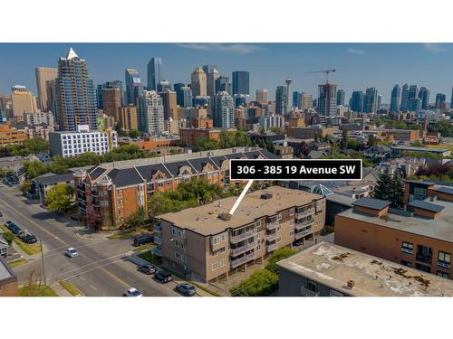 306-835 19 Avenue Sw, Calgary, AB - Outdoor With View