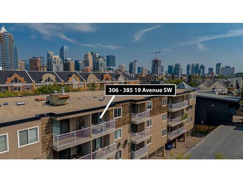 306-835 19 Avenue Sw, Calgary, AB - Outdoor With Balcony