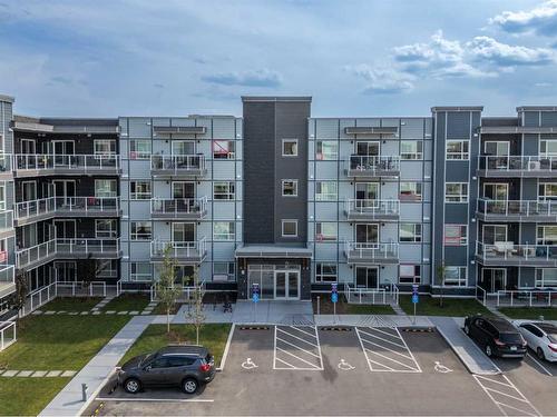 208-40 Carrington Plaza Nw, Calgary, AB - Outdoor With Balcony With Facade