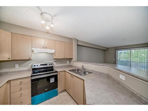 4210-604 8 Street Sw, Airdrie, AB - Indoor Photo Showing Kitchen With Double Sink